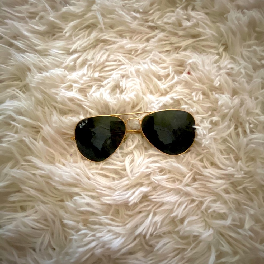 Ray-ban Aviator Classic Gold Rim Sun Glasses